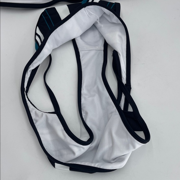 Women's Cupshe Striped Cutout Top & Bottom Bikini Set - Picture 7 of 7